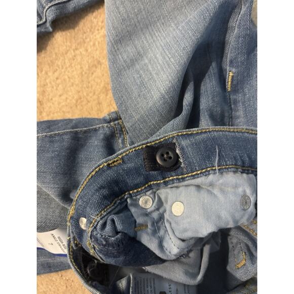 NWT Girls Levi’s High Rise Ankle straight Distressed adjustable waist, sz 7 reg - Picture 4 of 5